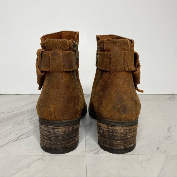 Born Morocco Brown Distressed Bootie 7 - Picture 3 of 13